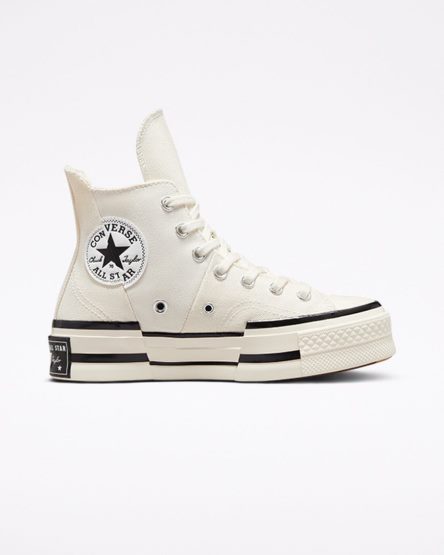 Tenisky Vysoke Converse Chuck 70 Plus Damske Béžové Čierne | SK ZOKFD2